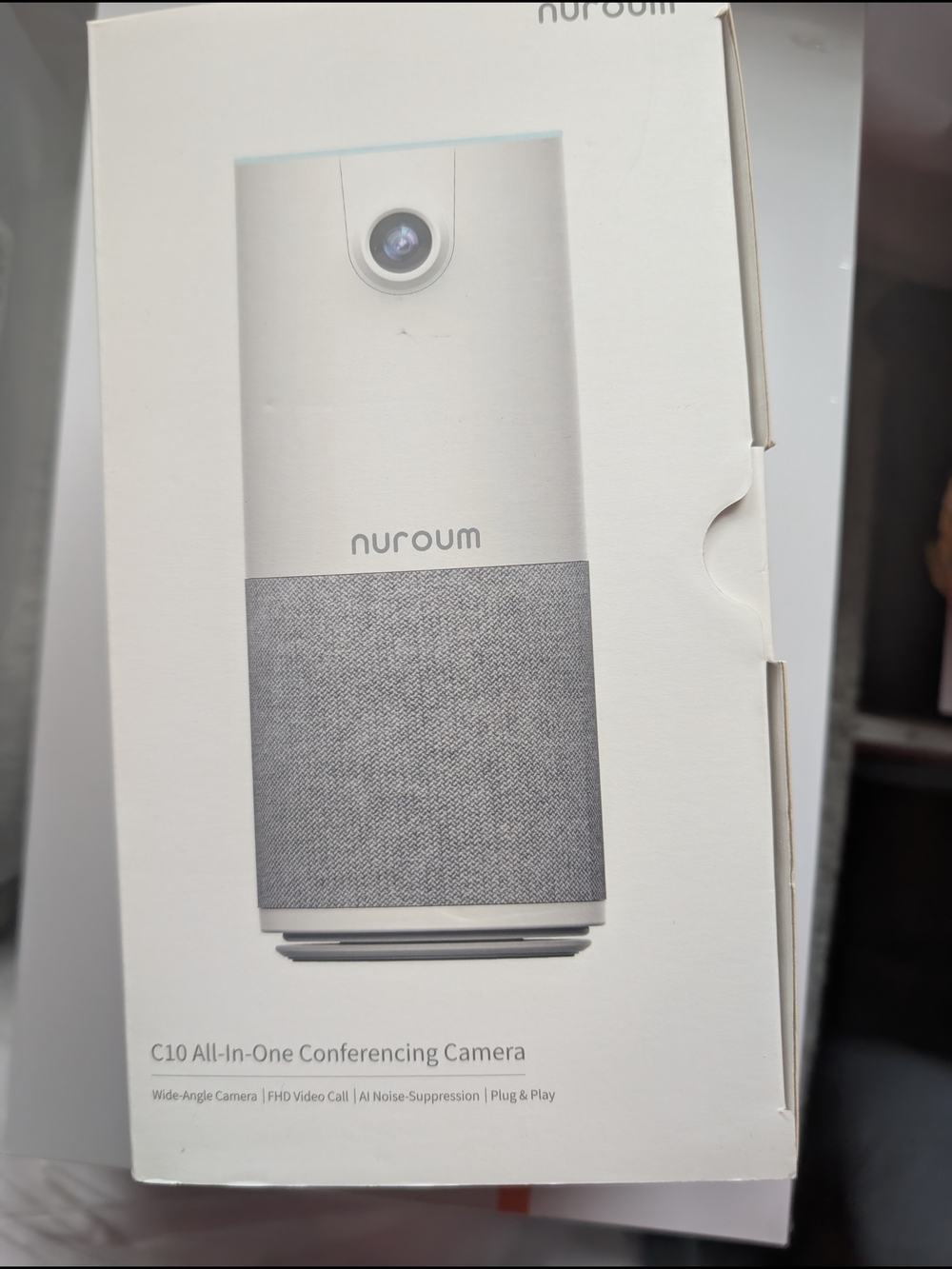 Nuroom C10 All-In-One Conferencing Camera - White & Gray